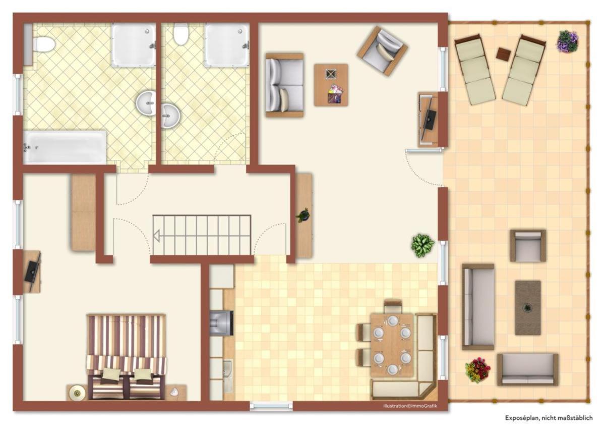 Haus Seazeit, Meersicht Ρόστοκ Εξωτερικό φωτογραφία
